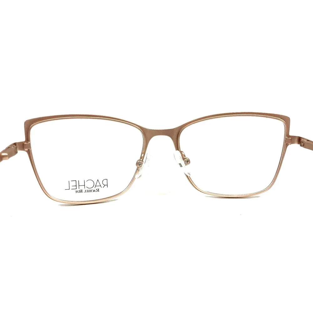 Rachel Roy Eyeglasses Frames NOBLE PURPLE Gold Cat Eye Full Rim 52-17-135